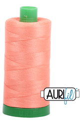 Aurifil Mako 40wt 2-ply Cotton 1000 m 1094 yd. spool - 2220 Light Salmon